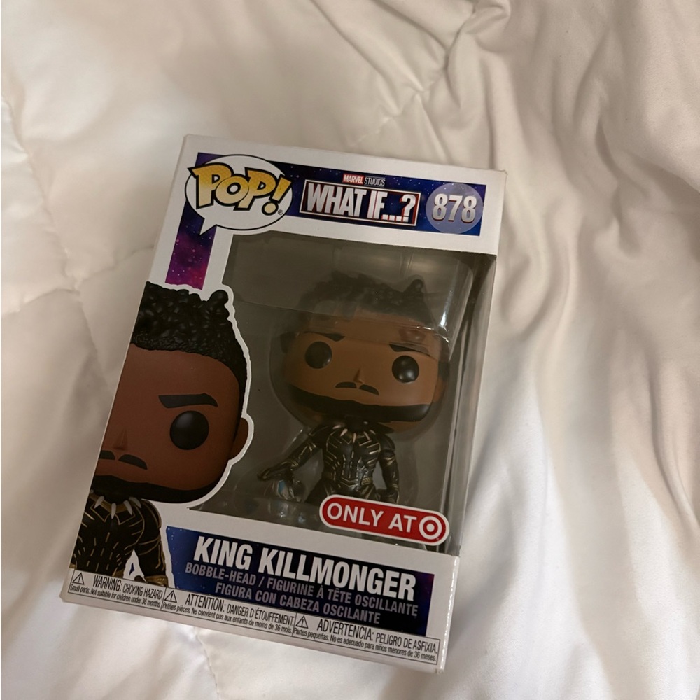 Marvels What If…? King Killmonger funko pop